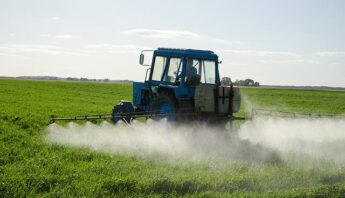 Tractor-field-pesticide-and-insecticide-