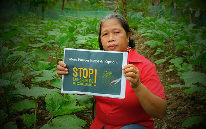 Philippine farmer protest