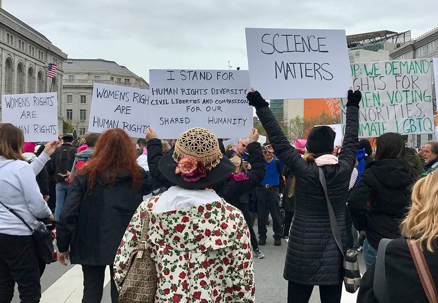 Women's march science