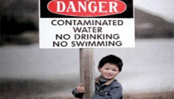 danger contaminated water