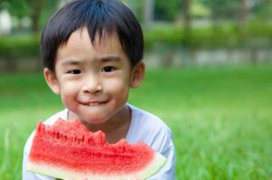 Boy watermelon